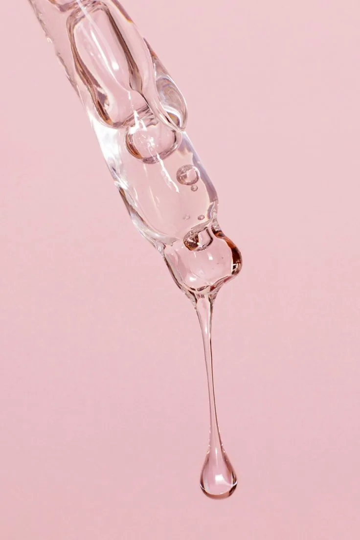 A drop of nourishing skincare serum for add-on enhancements